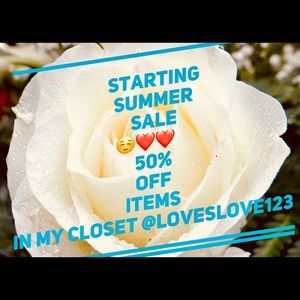 Staring Summer Sale ☺️☺️❤️❤️⛵️🏖🏝🎡